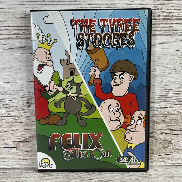 THE THREE STOOGES & Felix The Cat DVD Vintage Classic Kids Childrens