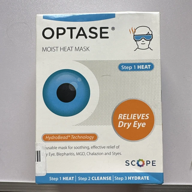 NEW OPTASE MASK Dry Eye Blepharitis Meibomian Gland Dysfunction
