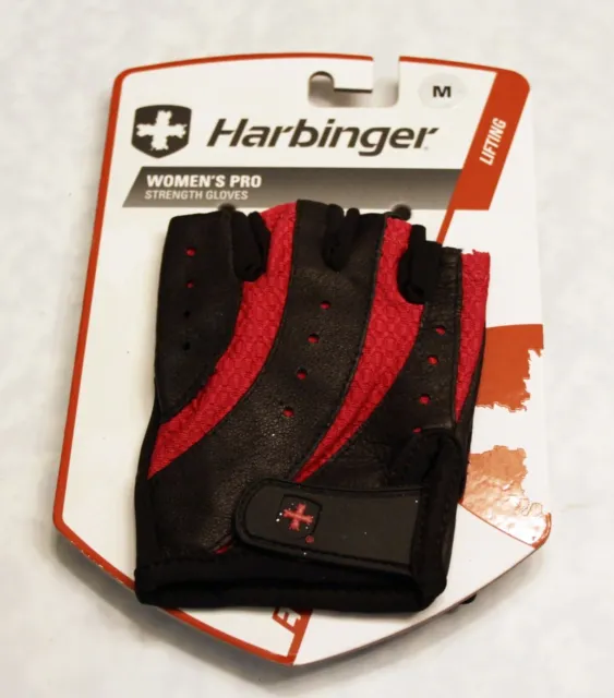 Harbinger Women's Pro Glove Lifting Black/Pink size Medium
