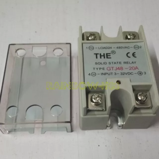 Single Phase Module Relay GTJ48-20A Solid State Relay INPUT 3-32VDC