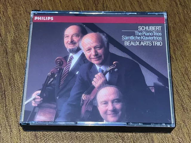 Beaux Arts Trio-Schubert:the Piano Trios/Original Philips Digital 2Cd-Usa Silver