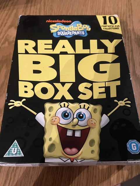 SPONGEBOB SQUAREPANTS REALLY Big Box Set 10 DVD Collection Region 2 24 spongebob-squarepants-really-big-box-set-10-dvd-collection-region-2-24