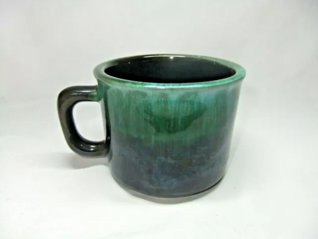 Blue Mountain Pottery Mug Canada Canadian Green Black Drip Glaze Tea Coffee 3