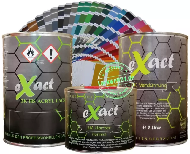 eXact 2K-HS-Acryl-Lack (Set), MAN (3538) Ochsenblutrot, glänzend