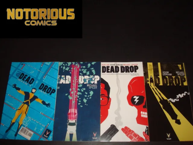 Dead Drop 1-4 Complete Comic Lot Run Set Valiant Ales Kot Collection
