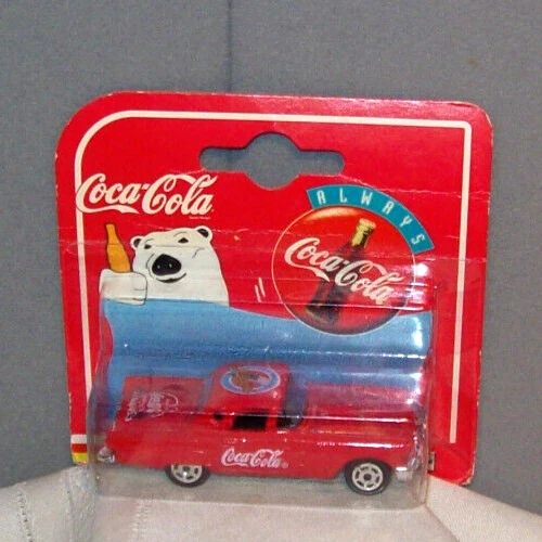 CocaCola 1997 Majorette FORD THUNDERBIRD 1957 Radio Grill Metal 1:64 Diecast Car