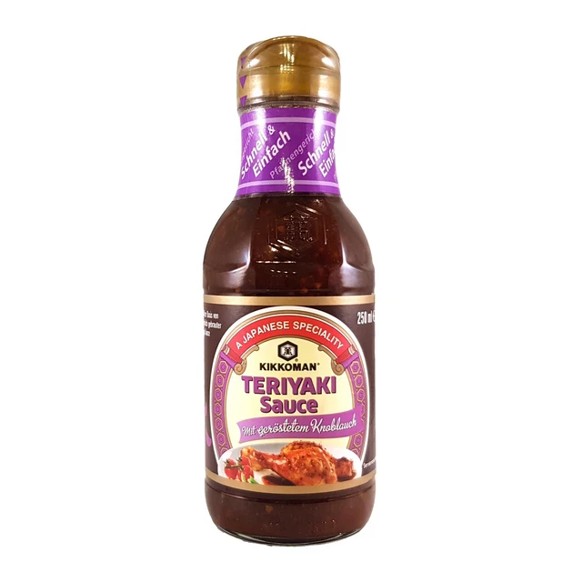 Salsa teriyaki con aglio - 250 ml Kikkoman