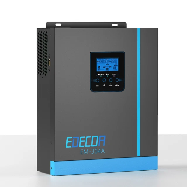 EDECOA Wechselrichter 2000w 12v 230v Spannungswandler mit Neuer Fernbedienung 2X USB und Bildschirm LCD für Sonnenkollektor KFZ Wohnmobi