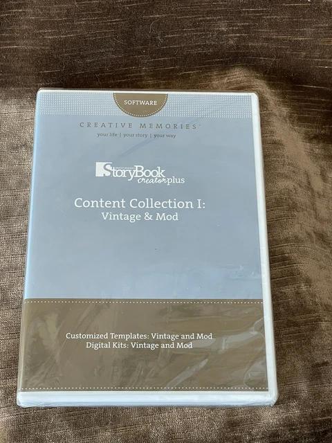 Story Book Creator Plus: Content Collection Software Vintage y Mod NUEVO