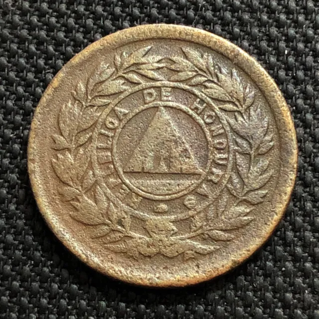 🇭🇳Honduras Coin • 1898 • One Cent • Scarce