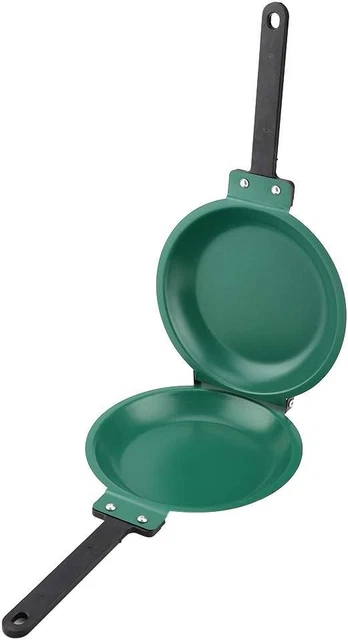 Double Side Non-stick Ceramic Coating Flip Frying Pan,Pancake Maker...