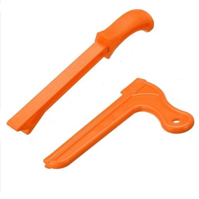 Spingitore Spingere Bastone Falegnameria Set Strumenti Arancione 2PCS Sicurezza
