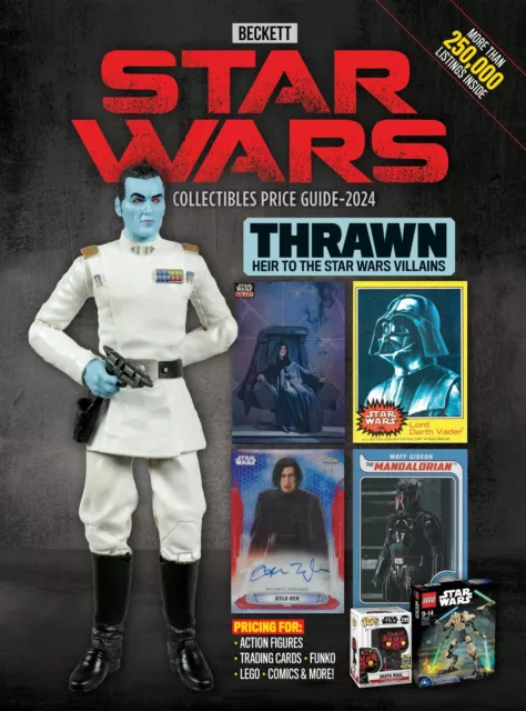 New 2024 Beckett Star Wars Collectibles #8 Price Guide with THRAWN
