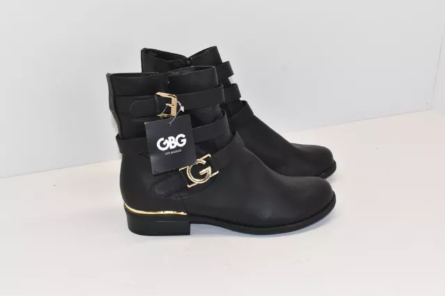 GBG LOS ANGELES GUESS Black Harlin Ankle Boots Women's size 9.5