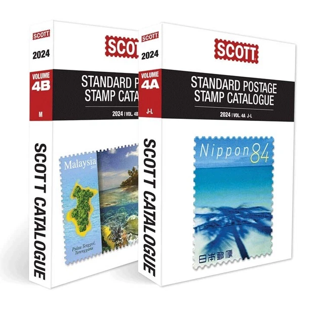 SCOTT 2024 STANDARD Postage Stamp Catalog Volume 1 A/B U.S. & Countries
