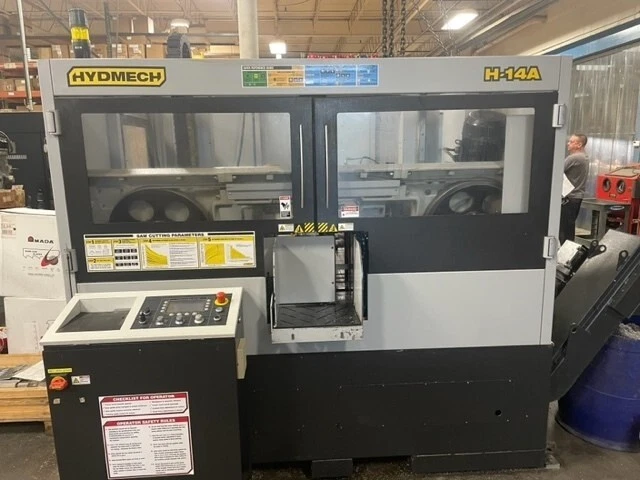 2018 Hyd-Mech H14A Dual Column Horizontal Bandsaw w/ PLC Touchscreen