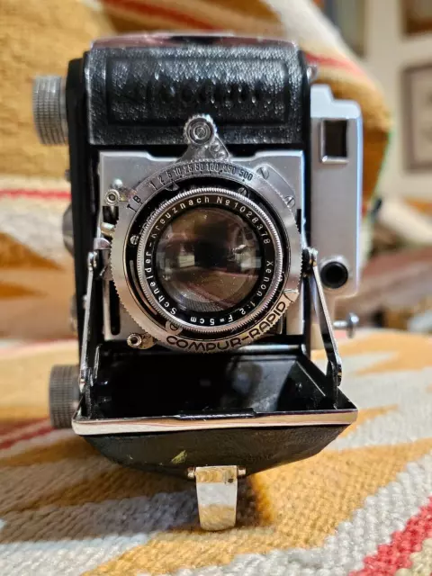 Vintage Welta Weltini 35mm Folding Rangefinder Camera With 50 MM Lens Germany