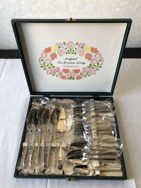 カトラリー(スプーン等) LUCKYWOOD Cutlery Set Spoon Gold LUCKYWOOD Cutlery Set Spoon Gold