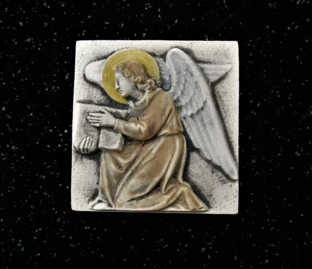 Angel  Evangelist  St John  Arts & Crafts  Gothic Ellison Tile