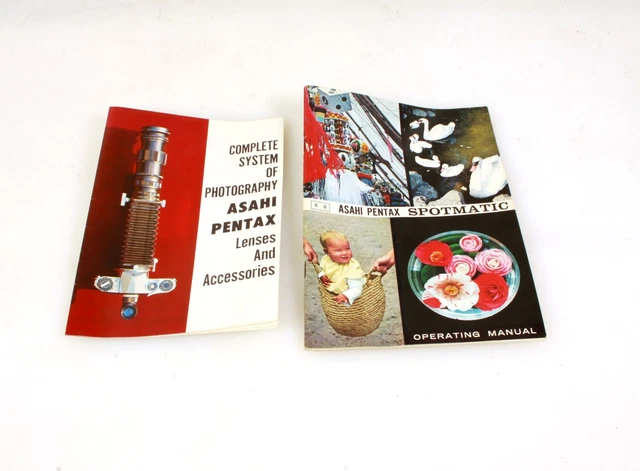 Pentax Spotmatic Original Operating Manual & Lens Guide Set