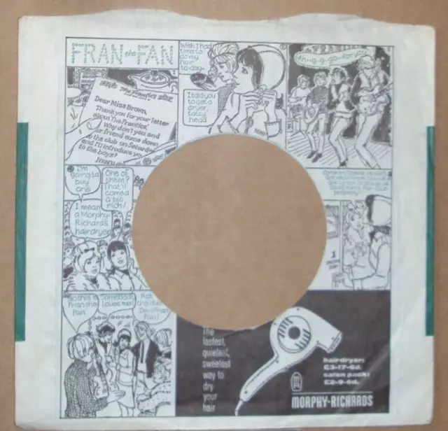 "Parlophone","Company Sleeve","Original","45rpm",7inch",Record",Vintage,} )));0>