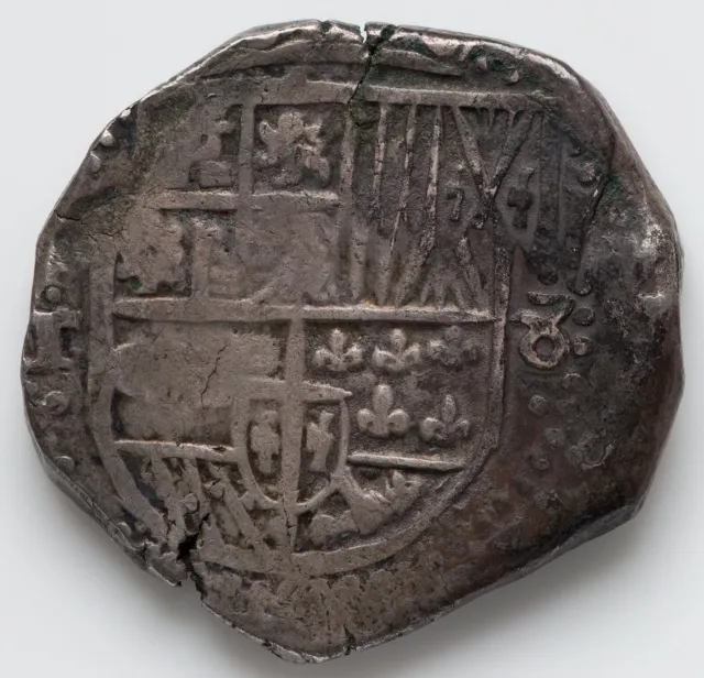 Bolivia - (1621-1665) Philip IV Silver 8 Reales Cob - Potosi Mint KM26 - CHOICE!