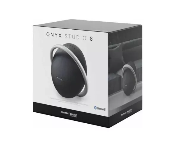 Harman Kardon Onyx Studio 8 Wireless Bluetooth Speaker - Black New!