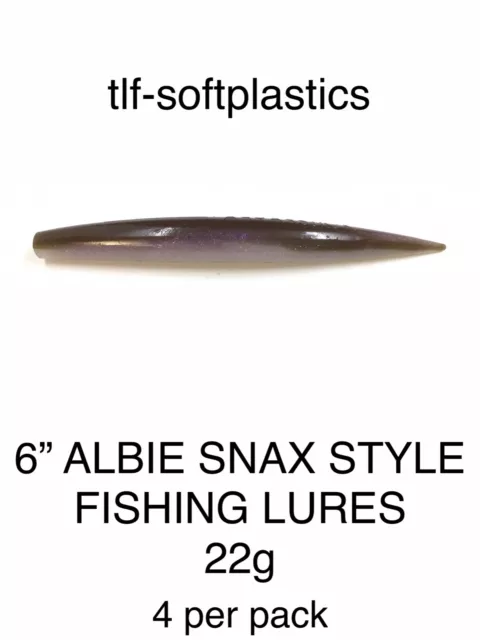 SENKO STYLE SOFT PLASTIC FISHING LURE 7” ADULT GIRTHWORM 32g BASS