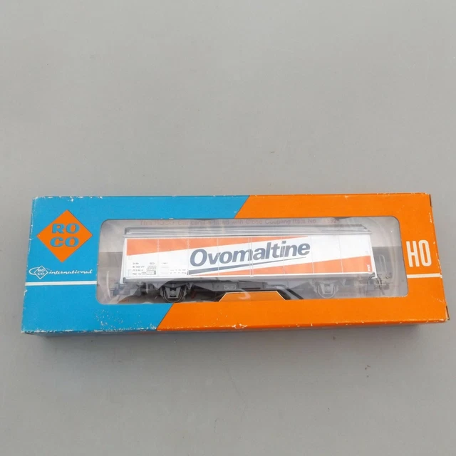 Wagon Roco OVOMALTINE – HO, Neuf En Boîte D’origine, Collection