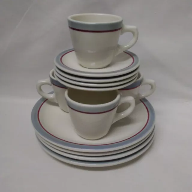 Syracuse China Highland Wabash Railroad Luncheon Dessert Bread Plate Coffee Cup