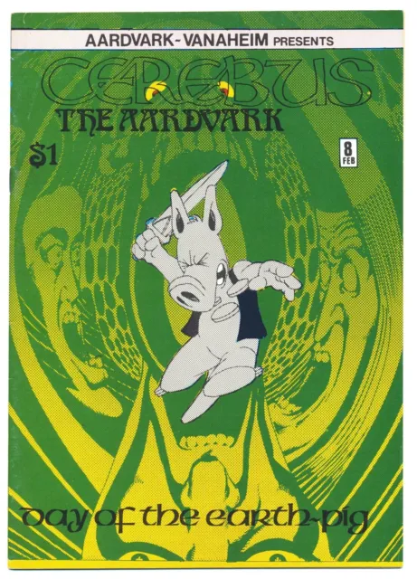 CEREBUS #8 F/VF, Dave Sim, The Aardvark-Vanaheim Comics 1979