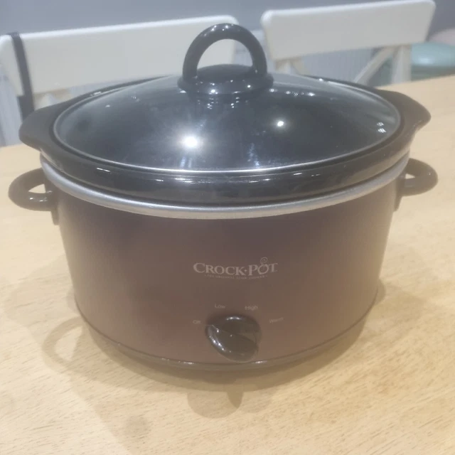 CROCK POT SCV400D 3.5 Litre Slow Cooker Aubergine / Purple Used 6.60