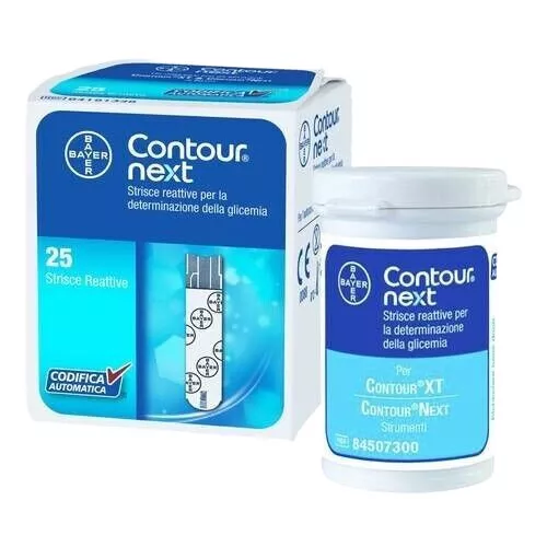 Contour Next Tiras Reactivas de Medición de Glucosa en Sangre - Pack de 50