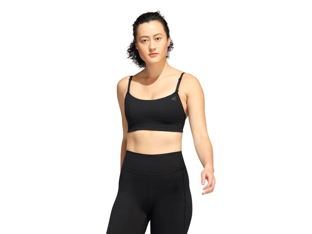 Adidas Top Reggiseno Sportivo Donna  He9058  Yo Sto Ls Bra Black