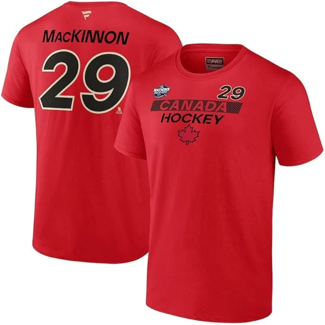 FANATICS NATHAN MACKINNON Canada 2025 4 Nations FaceOff Authentic Pro