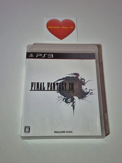 Jeu PS3 Final Fantasy XIII Neuf & Scellé - Édition Italienne (Boîtier IT) | Collector