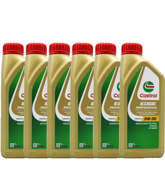 Olio Motore Castrol EDGE Professional Titanium FST Longlife 3 LL03 5W 30 6 LT