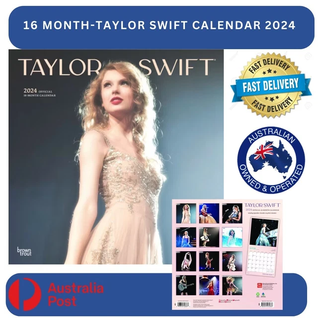 2024 CALENDAR TAYLOR Swift 16 Months Speak Now Calendar Eras FREE