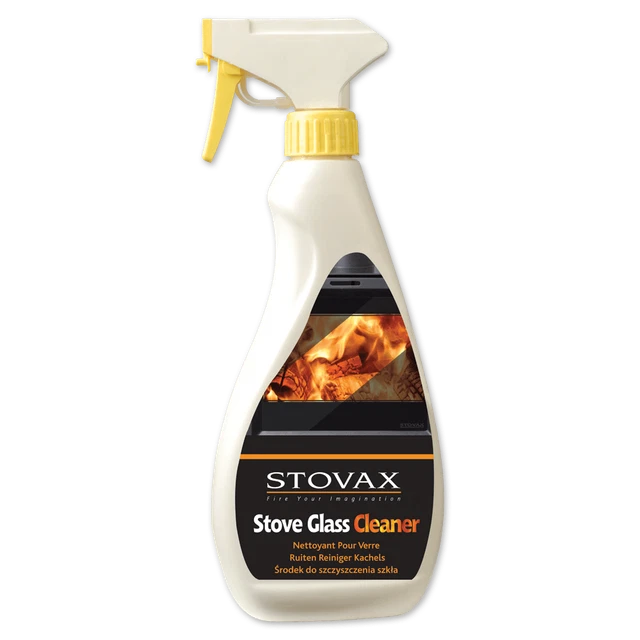 STOVAX GLASS CLEANER Spray Stove Aga Rayburn & Oven Door Glass Cleaning ...