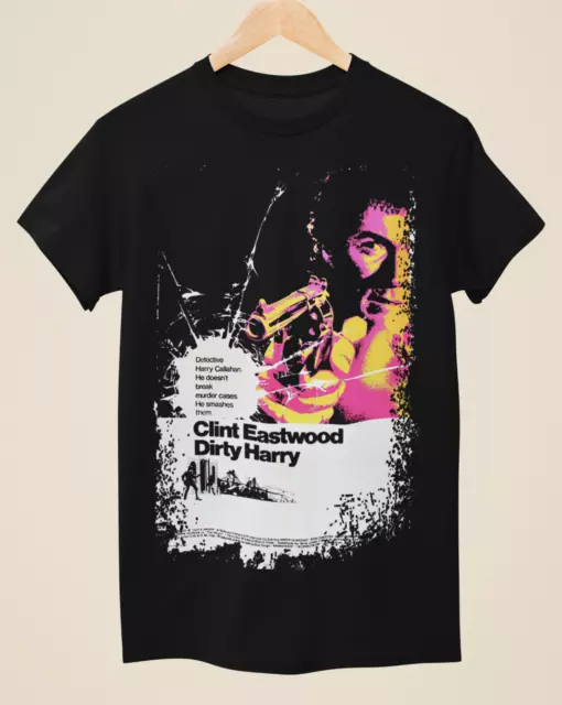 Dirty Harry - Movie Poster Inspired Unisex Black T-Shirt