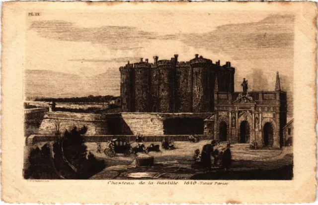CPA Vieux PARIS Chateau de la Bastille (984979)