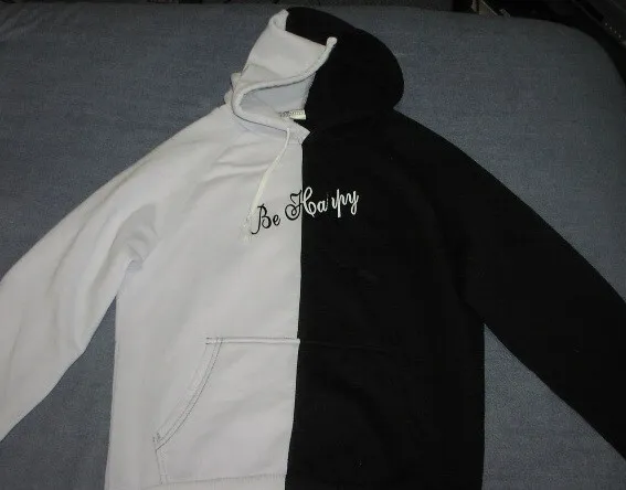 Boys / Girls Size 14 Be Happy Hoodie Pullover
