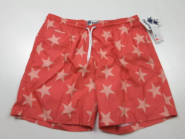 Trunks Men’s Board Shorts Swim Trunk San O Short Half Tone Stars Size L