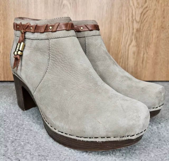 DANSKO GINNY TAUPE Burnished Nubuck Women s Shoe NEW Size EU