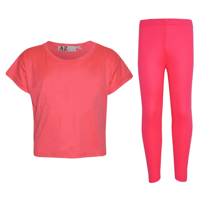 Tenue Fille Tête De Mort – Crop Top + Legging Ou Robe Patineuse | Tissu Doux, Tendance, Pour 7-13 Ans