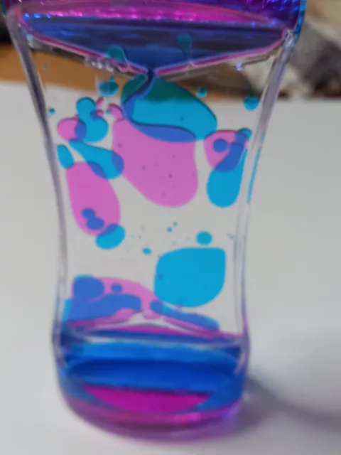 Oil Hourglass Liquid Motion Timer Kids EducatDouble Color Mix Illusion Floating