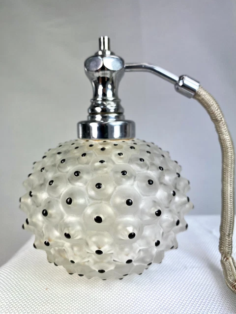 Rare Vaporisateur Emaille Modele Cactus Rene Lalique Signe Flacon Parfum No Vase