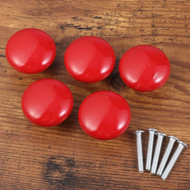 5X Kitchen Cabinet Door Handles Cupboard Drawer Bedroom Furniture Knobs Pull