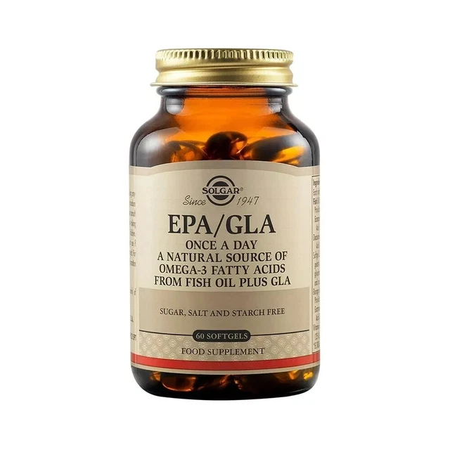SOLGAR EPA/GLA OMEGA3 once a day 60 Softgels BBE Date 01 2025 £22.50