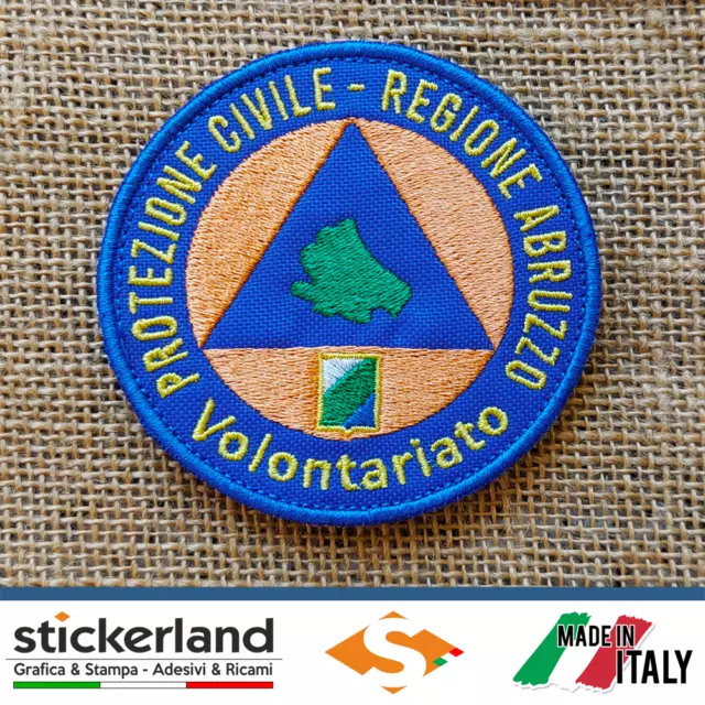 TOPPE TOPPA PATCH Protezione Civile Regione Abruzzo Volontariato - da cucire  EUR 5,90 - PicClick IT